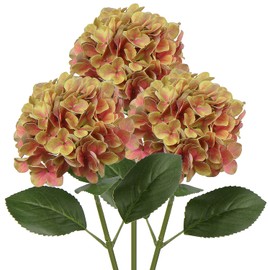 DILATATA Fake Hydrangeas Real Touch Hydrangea Flowers 26" Large Artificial Hydrangea Flowers Silk Hydrangea for Wedding Bouquet, Home, Party