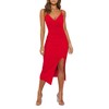 WAYMAKER Cocktail Dress for Women 2025 Wrap V Neck Ruched