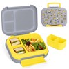 LEKOU Bento Box, Loncheras Para Niños a Prueba De Fugas,