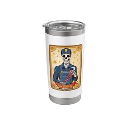 Funny Tarot Card The Plumber Pipe Wrench Plumbing Stainless Steel Insulated Tumbler