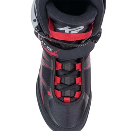 K2 F.I.T. Ice Mens Ice Skates/Black/Red / 5