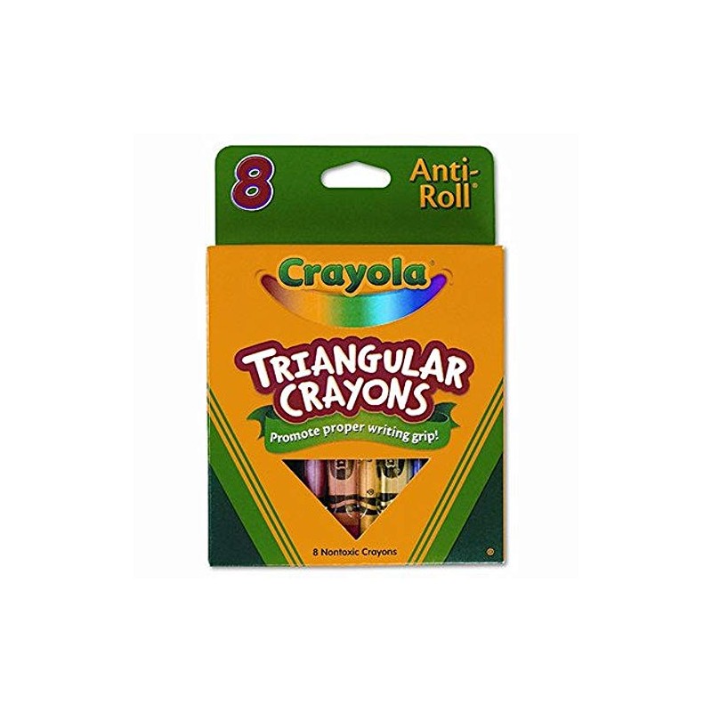 Triangular Crayons (8/Box) [Set of 3]