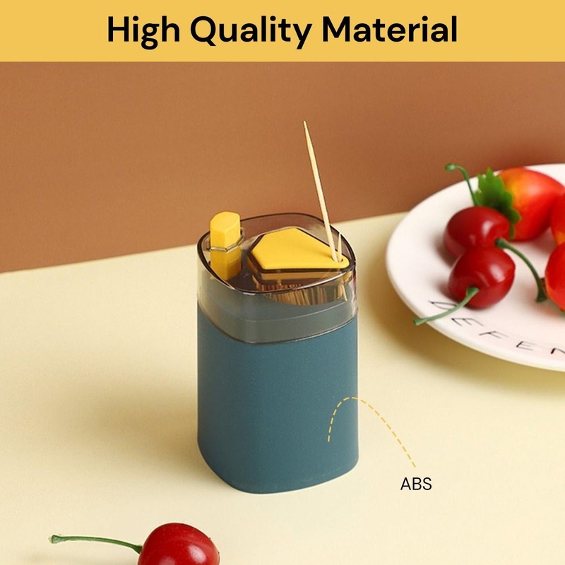 EZONEDEAL Toothpick Holder Dispensers, Automatic Pop-Up Toothpicks Box For Kitchen