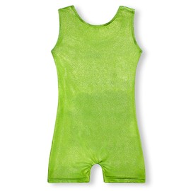 YDMZX - Maillot de gimnasia para niñas 2T, 3T, 4T, 5T, 6T, 7T, 8T, conjunto de ciclismo con pantalones cortos, varios colores, Un leotardo verde, 4-5T