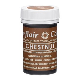 Sugarflair - Sugarflair Food Colouring Gel Paste Icing Colour - Chestnut