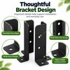 Adjustable Post Anchor Bracket for Wood Supports – Reversible Stainless