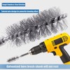 AOKLIT 10 Pieces Wire Brush Drill Bore Cleaning Brush Set