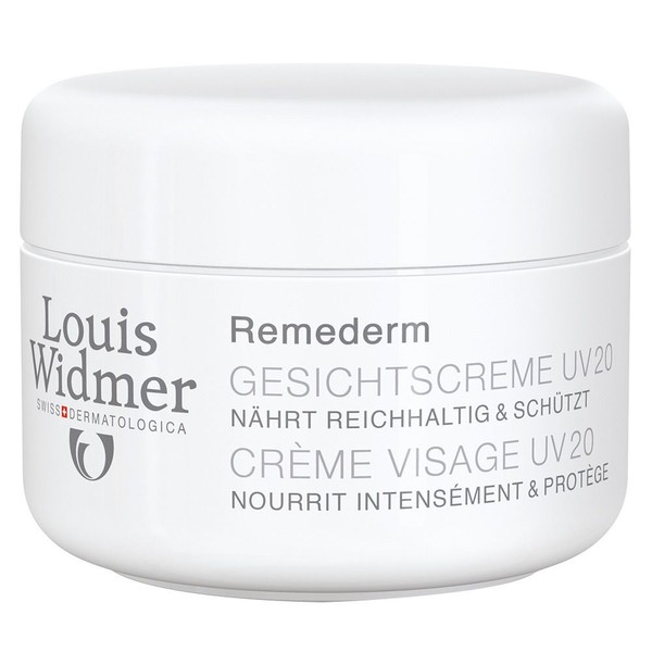 Louis Widmer Remederm Face Cream UV 20 Lightly Scented 50 ml