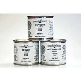Armstrong Clark Deck & Wood Stain Samples (Semi-Solids: Espresso, Sequoia, Oxford Brown)