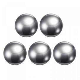 sourcing map 5pcs 28mm Carbon Steel Bearing Balls Precision Polished
