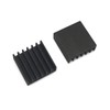 20pcs Aluminum Heat Sinks 14x14x6mm Black