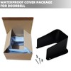 Doorbell Rain Cover Black Metal Cold Rolled Steel Shell Protector