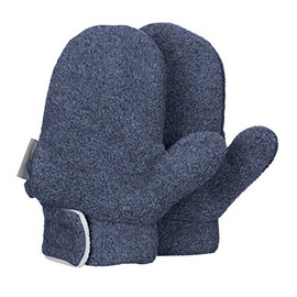 Sterntaler Baby Boys' Fäustel Mittens, Blau (Tintenblau Mel. 376), 1