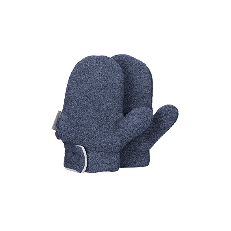 Sterntaler Baby Boys' Fäustel Mittens, Blau (Tintenblau Mel. 376), 1