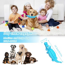 Anuizxz Dog Toys for Aggresive Chewers - Tough, Dog chew Toy, Indestructible Dog Toys for Large, Medium,Small Breed to Keep Them Busy, Rubber Material, Tough Chewer Toy, Squeaky