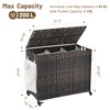 Laundry Hamper with Wheels, 52.8 Gallon(200L) Rolling Laundry Basket with