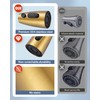 Kitchen Faucet Head Replacement:Stainless Steel Spray Head,3 Modes Pull Out
