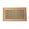6 Inch x 12 Inch White Oak Hardwood Vent Floor