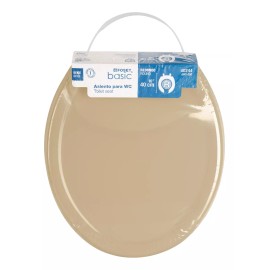Foset Asiento Redondo Para Wc, Abierto, Económico, Beige, Foset