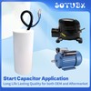 Sotubx 120uf CBB60 250 Volt Round Capacitor Replacement Part Plastic