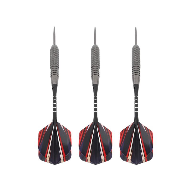 3PCS Metal Tip Darts Set for Dartboard Iron Aluminum Professional