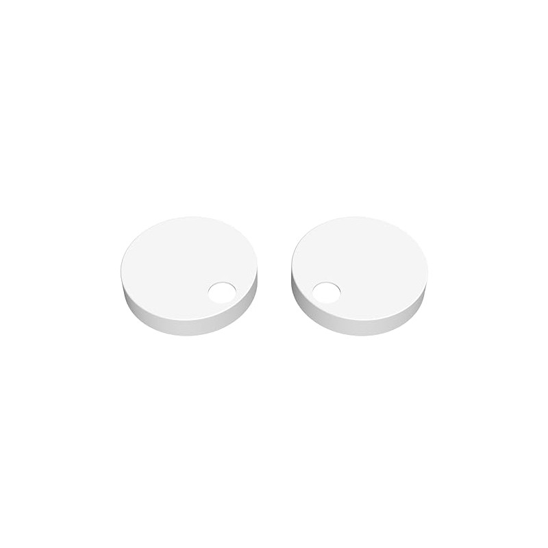 nuie TSC102 Accessory Modern Bathroom Toilet Seat Cover Caps, 70