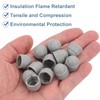 sourcing map Nut Protection Cap, 20Pcs M8x13x15mm - Plastic Hexagonal