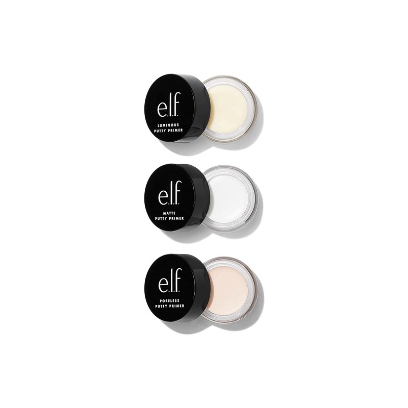 e.l.f. Cosmetics Putty Primer Trio, Includes Poreless Putty, Matte Putty