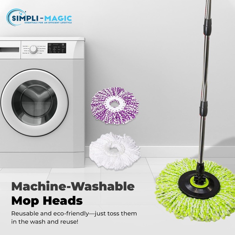 SIMPLI-Magic 360° Spin Mop and Bucket with Wringer – 3
