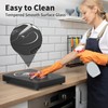 VBGK Single Burner Electric Cooktop,110V 1800W Electric Stove Top with
