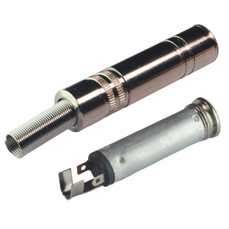 CESS 6.35mm 1/4 Inch Stereo TRS Female Connector Jack (4