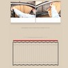 4Pcs Car Curtains Car Side Window Sunshade Curtain Magnetic Rail