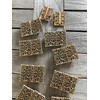Hartmann-Knöpfe Gold Antique Colours Square Costume Clasp Aprons Clasp Dirndl