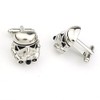 Men's Storm Trooper Clone Trooper Silver & Black Cuff links