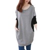 1/2style Women's Tunic Dress, Loose Fit, Casual, By Color, gray,