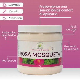 Crema De Rosa Mosqueta Anti-edad Con Filtro Solar (1 Kilo)