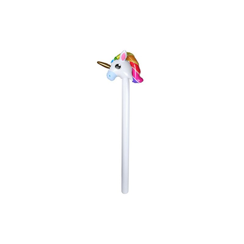 Henbrandt 110cm INFLATABLE UNICORN STICK