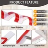 Lunghaa Silicone Weatherstripping Shower Glass Door Seal, Self-Adhesive Window Weather