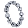 0.4in Terahertz Bracelet Rectangle Beads Good Thermal Conductivity Natural Terahertz