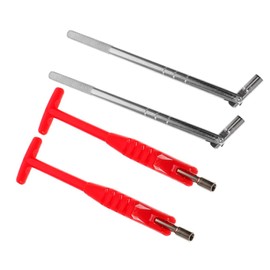 PACKOVE 4pcs Valve Stem Puller Tool Durable Tire Valve Stem Installer and Remover for Quick Installation and Removal Vacuum Tires