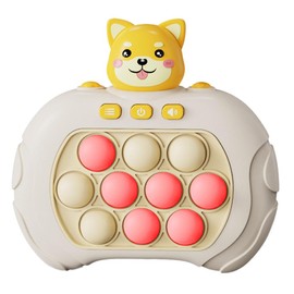 Push-Pop Game, Lighting, Electric, Includes Music, Stress Relief, Pop-it, Educational Toy, For Adults and Children (Shiba Inu)