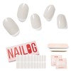NAILOG Semi Cured Gel Nail Strips (20 Extra Long Polish