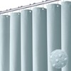 Dynamene Extra Long Shower Curtain - 96 Inch Long Waffle