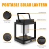 NEUEFAMI Outdoor Solar Table Lamp, LED Lamp for Nightstand, Solar