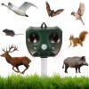iMountek Animal & Pest Repeller Ultrasonic Solar Powered Sensor w/