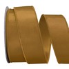 Maclemon 1.5 inch Antique Gold Wired Satin Ribbon Double Face