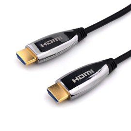 THE CIMPLE CO 25 Feet, 4K Fiber Optic HDMI Cable, Ultra High Speed Fiber Optic 18Gbps 4K @ 60Hz, 4:4:4 HDR, HDCP, ARC, 3D and More - Hybrid HDMI with Gold Connectors