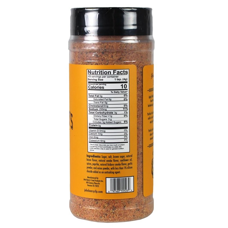 John Henry's East Texas Honey Rib Rub Seasoning