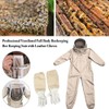 Beekeeping Protective Suit with Gloves Professional, Bee Keeper Gear, Coveralls