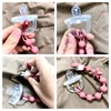 Silicone Baby Pacifier Clips for Boys and Girls, Pack of